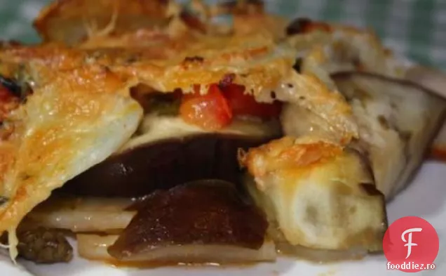 Caserolă De Vinete, Cartofi, Roșii