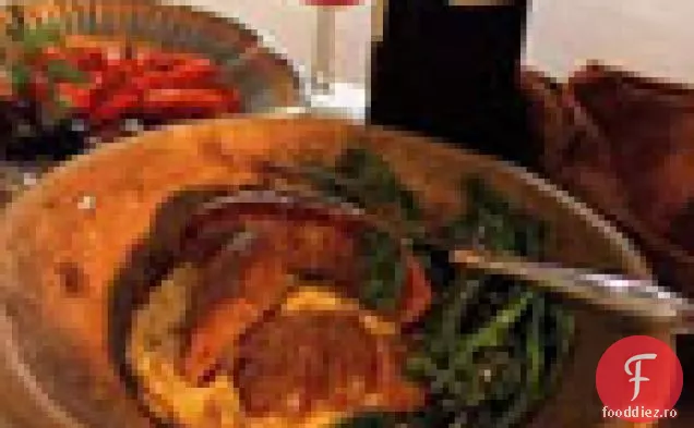 Cârnați italieni cu Broccoli rabe și mămăligă