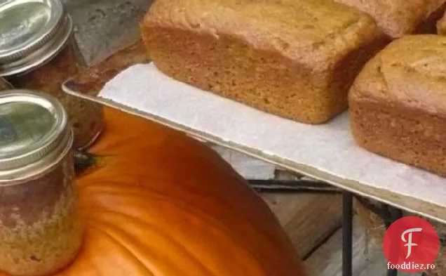 Pâine de dovleac de Crăciun de Sally