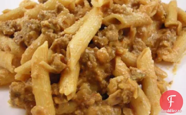 Paste de toamnă cu dovleac și cârnați