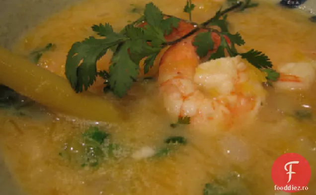 Supă de dovleac și nucă de cocos