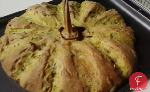 Pâine Cu Drojdie De Dovleac Cu Nuci