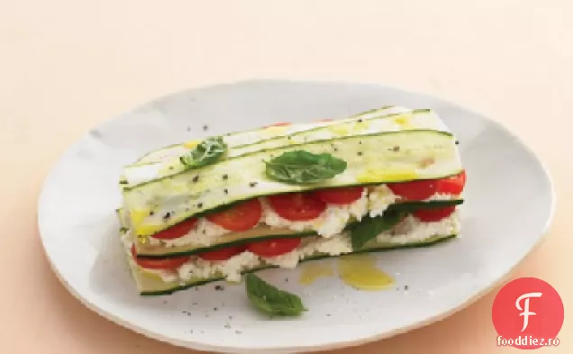 Lasagna de dovlecei cu brânză de fermier