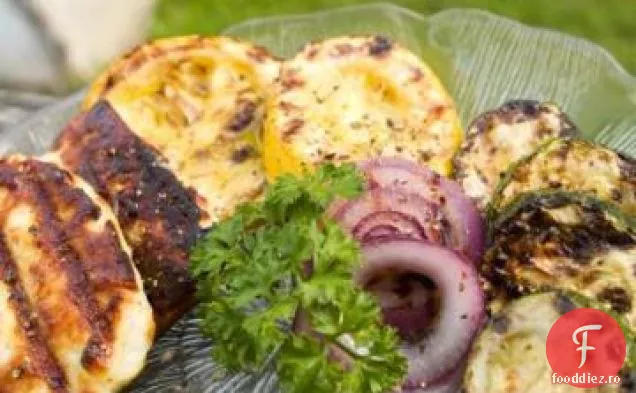 Salată De Aperitiv Halloumi La Grătar