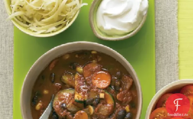 Chili Vegetarian Cu Fasole Neagră