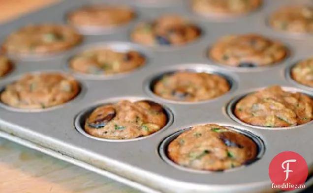 Mini-Brioșe Cu Ciocolată Cu Dovlecei (Fără Gluten)