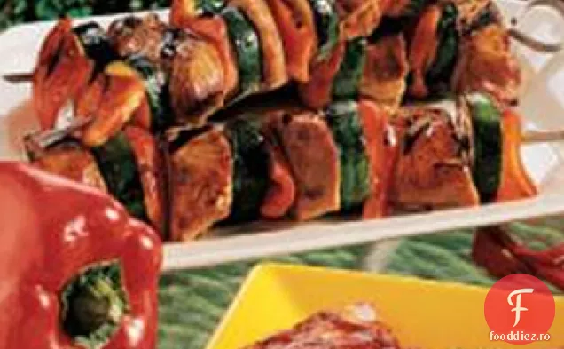 Teriyaki Carne De Porc Kabobs