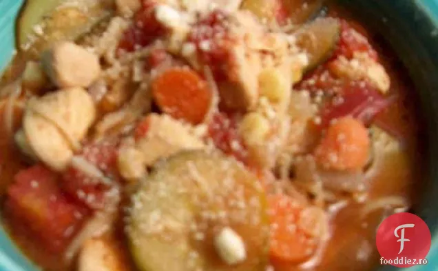 Supă italiană de pui și legume
