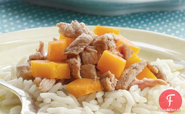 Carne de porc și dovlecei