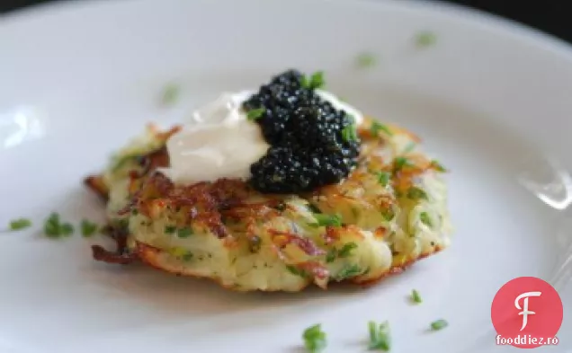 Zucchini și Chile Latkes