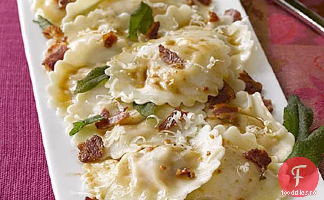 Ravioli de dovleac cu salvie