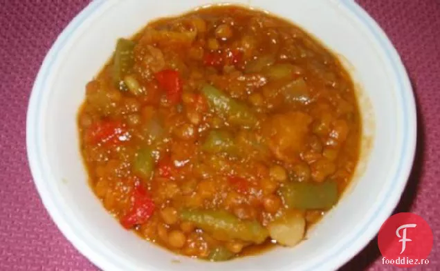 Tocană Italiană De Linte Și Legume (Crock Pot)