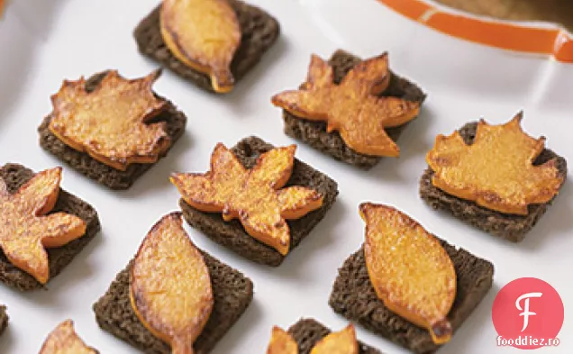 Canapele Cu Frunze De Dovleac