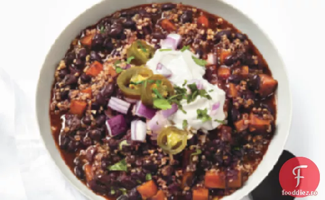 Chili de fasole neagră cu dovleac