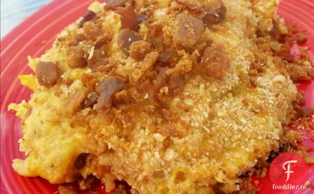 Caserola De Dovlecei Acoperită Cu Slănină