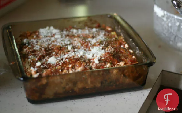 Lasagna De Tofu Cu Ierburi Cu Dovlecei