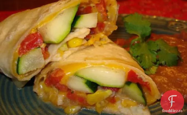 Dovlecei mexicani și Burrito de porumb