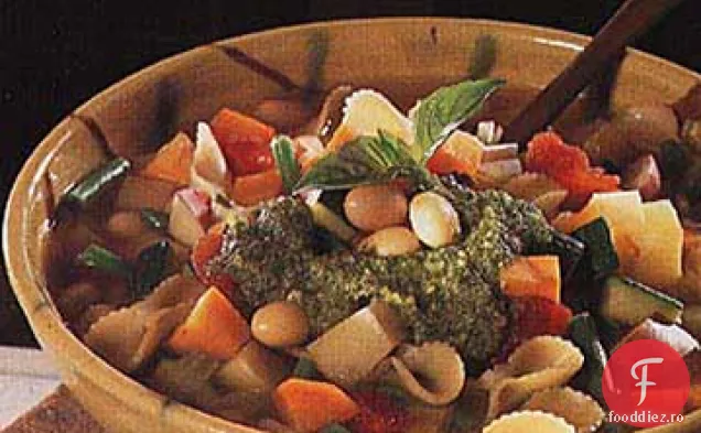 Supă de legume cu Pistou