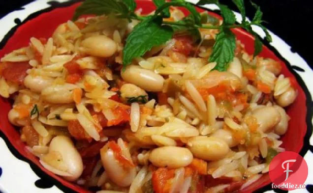 Cannellini și legume în stil grecesc