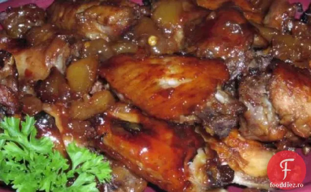 Aripi De Pui Dulci Și Picante