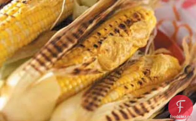 Porumb curry pe Știulet