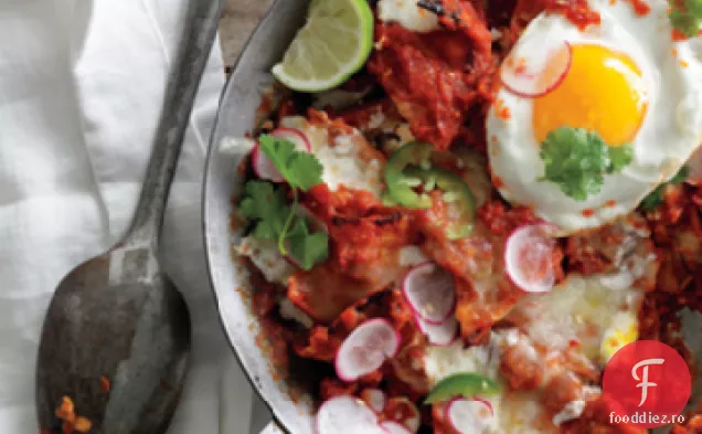 Chilaquiles cu ouă prăjite