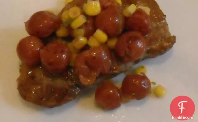 Cotlet De Porc Salsa Cu Cireșe Dulci