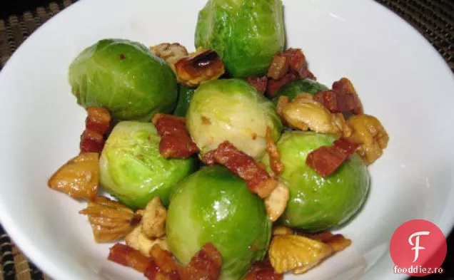 Varză De Bruxelles Cu Pancetta Și Castane