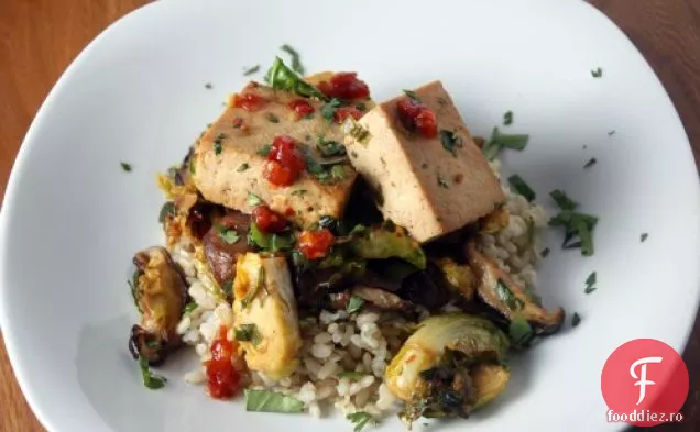Varză De Bruxelles Și Tofu