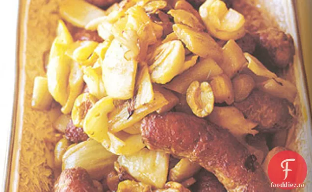 Cârnați cu fenicul și măsline