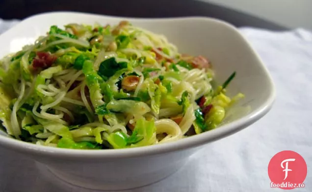 Paste Cu Varză De Bruxelles Rasă Și Pancetta