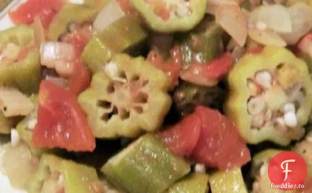 Okra și roșii