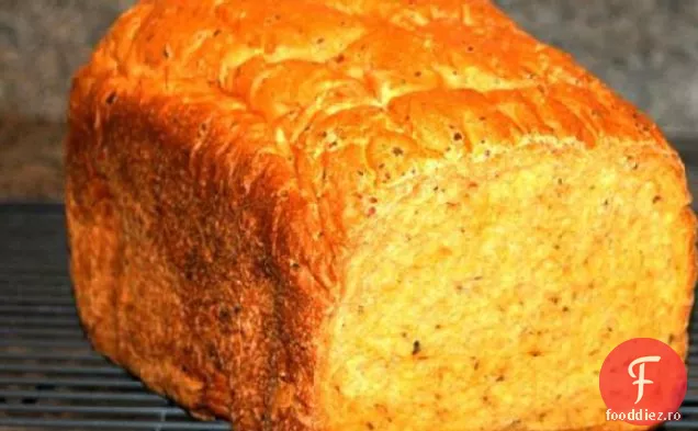 Pâine de ardei prăjită savuroasă pentru mașina de pâine