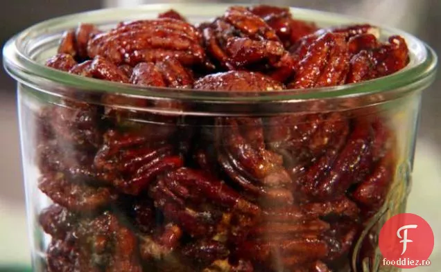 Nuci pecan dulci și condimentate