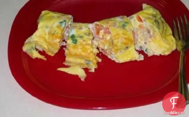 Omletă cu pungă Ziploc (ouă în grabă)