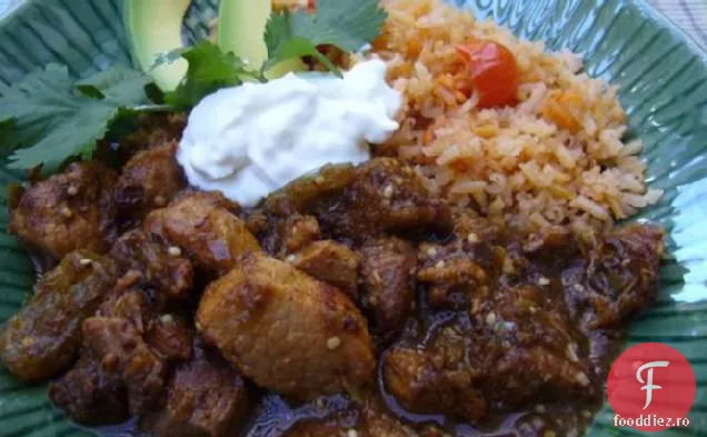 Carne De Porc Verde Picant Chile Verde