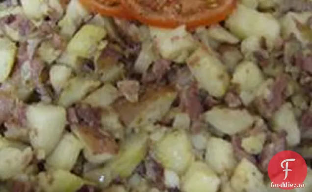 Hash de vită Corned (stil Abalos)