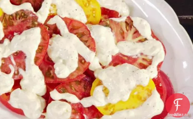 Salată de brânză albastră și roșii
