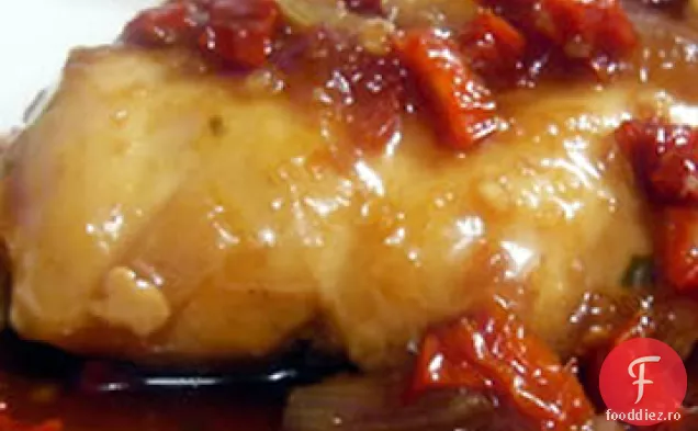 Pui de ceapă în sos Balsamic