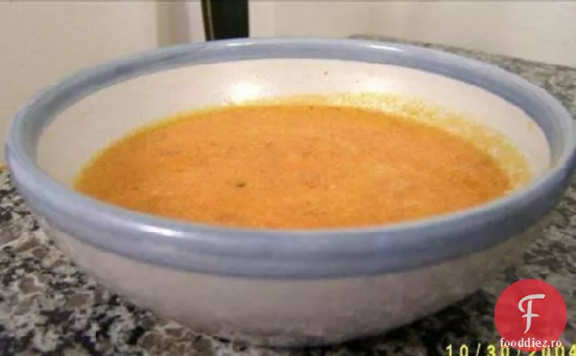 Cremă de supă de roșii în stil Restaurant