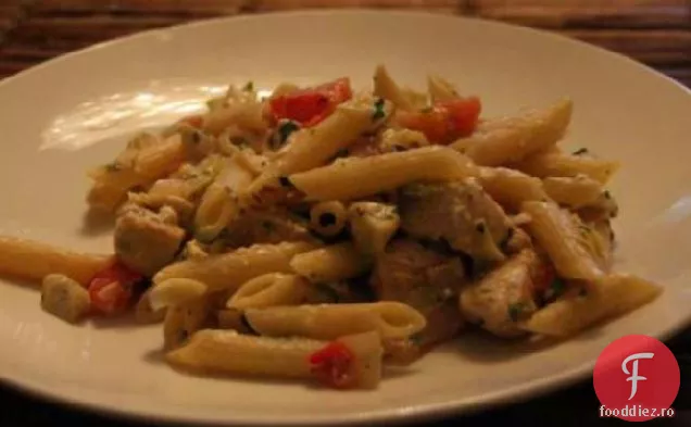 Penne greacă și pui