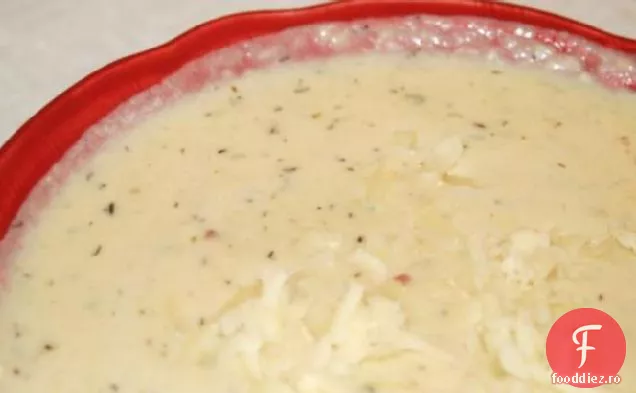 Supă cremoasă de Asiago și anghinare