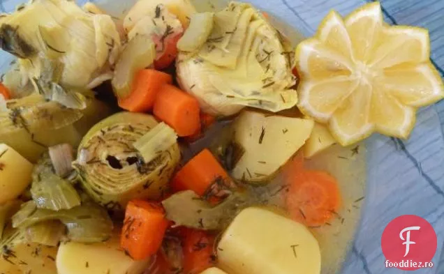 Strunguri Aginares: Anghinare Cu Legume (Vegane)
