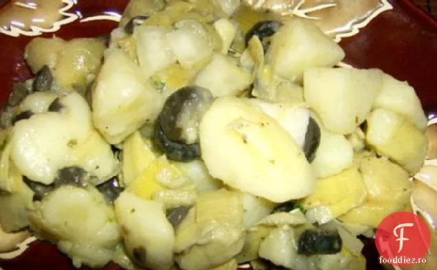 Salată De Anghinare De Cartofi