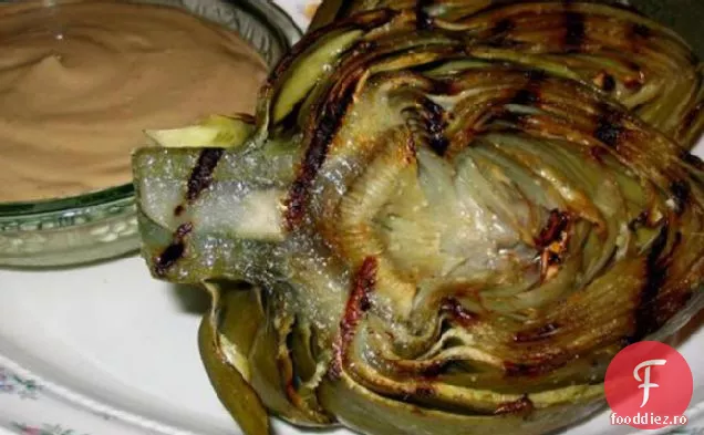 Anghinare La Grătar Cu Aioli Worcestershire