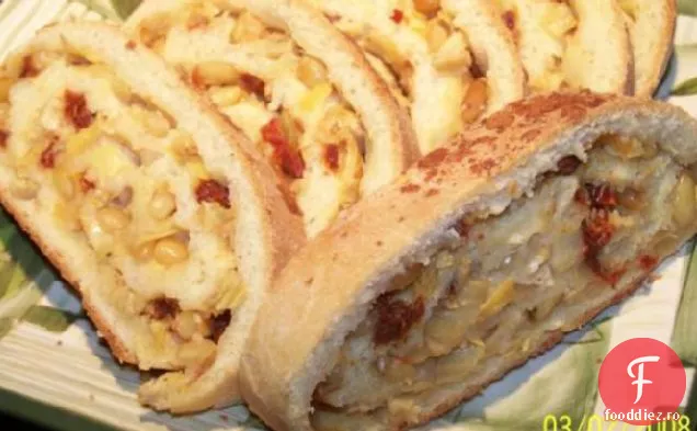 Pâine Bruschetta Cu Roșii-Anghinare