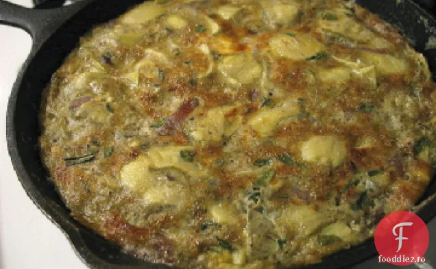 Frittata De Anghinare Și Ceapă