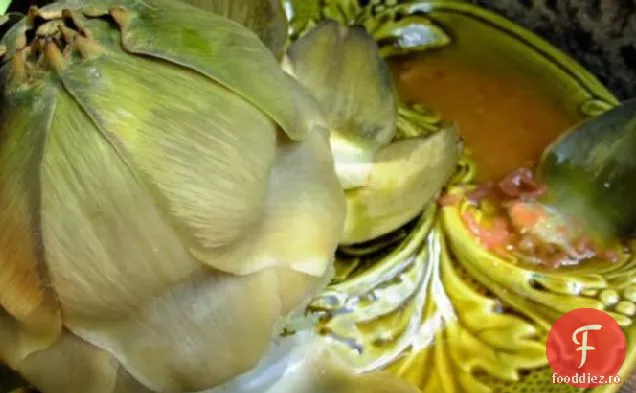 Alcachofas En Vinagreta Aromatica (anghinare în Vinaigrette)