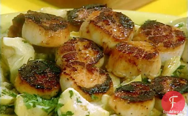 Scoici de mare cu vermut