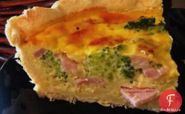 Quiche cu șuncă și Broccoli